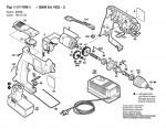 Bosch 0 601 938 667 Gbm 9,6 Ves-2 Cordless Drill 9.6 V / Eu Spare Parts